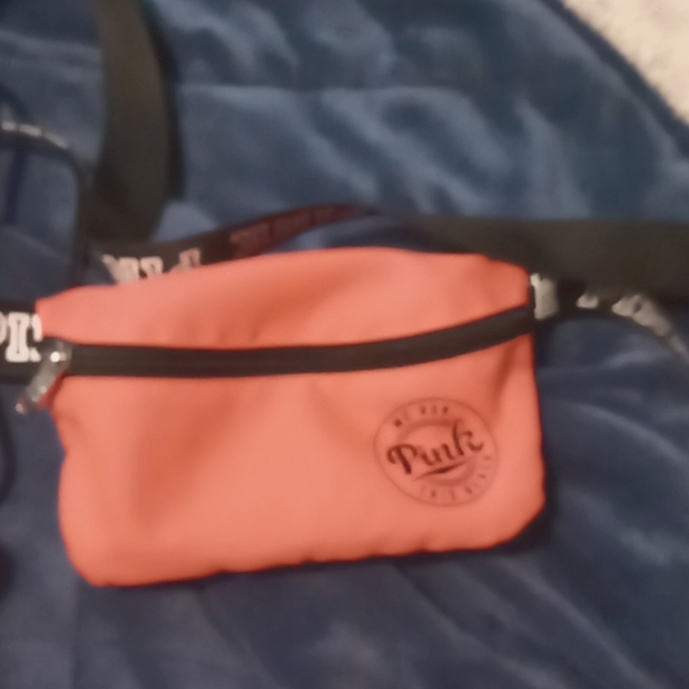 Pink fanny pack,with cup holder